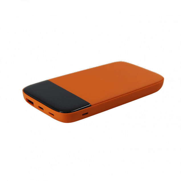 Внешний аккумулятор Bplanner Power 3 ST, софт-тач, 10000 mAh (Оранжевый) с логотипом в Новосибирске заказать по выгодной цене в кибермаркете AvroraStore