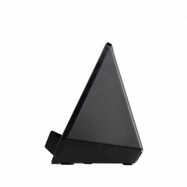 Настольные часы "Smart Pyramid" с bluetooth колонкой (3Вт) и беспроводным (15W) зарядным устройством, с подсветкой логотипа с логотипом в Новосибирске заказать по выгодной цене в кибермаркете AvroraStore