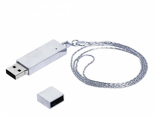 USB 2.0- флешка на 8 Гб в виде металлического слитка с логотипом в Новосибирске заказать по выгодной цене в кибермаркете AvroraStore