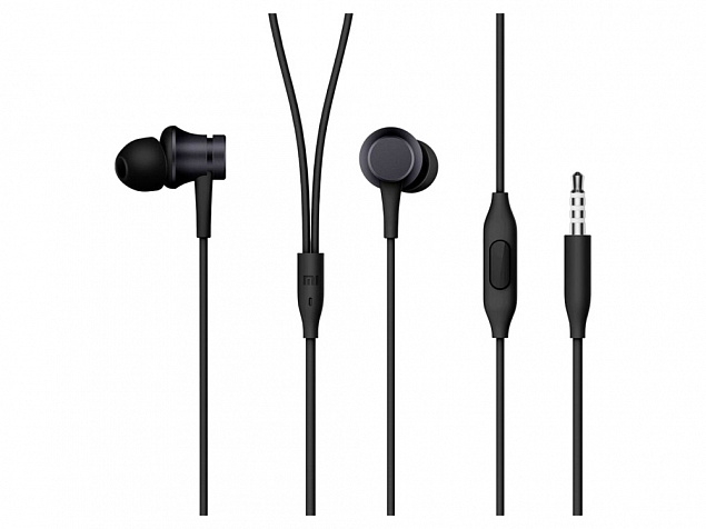 Наушники Mi In-Ear Headphones Basic Black HSEJ03JY (ZBW4354TY) с логотипом в Новосибирске заказать по выгодной цене в кибермаркете AvroraStore