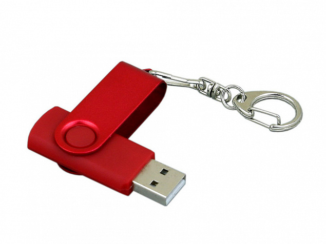 USB 3.0- флешка промо на 128 Гб с поворотным механизмом и однотонным металлическим клипом с логотипом в Новосибирске заказать по выгодной цене в кибермаркете AvroraStore