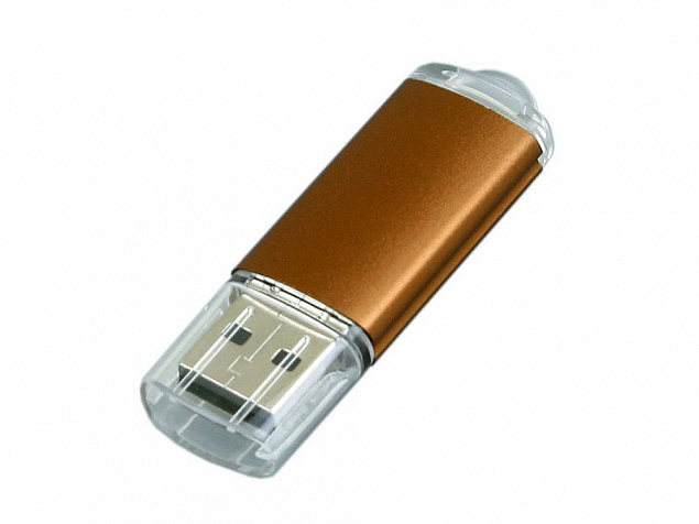 USB 3.0- флешка на 128 Гб с прозрачным колпачком с логотипом в Новосибирске заказать по выгодной цене в кибермаркете AvroraStore