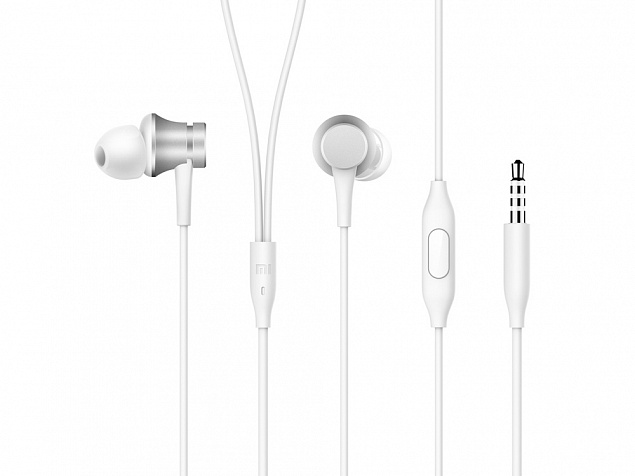 Наушники Mi In-Ear Headphones Basic Silver HSEJ03JY (ZBW4355TY) с логотипом в Новосибирске заказать по выгодной цене в кибермаркете AvroraStore