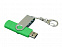 USB 2.0- флешка на 64 Гб с поворотным механизмом и дополнительным разъемом Micro USB с логотипом в Новосибирске заказать по выгодной цене в кибермаркете AvroraStore