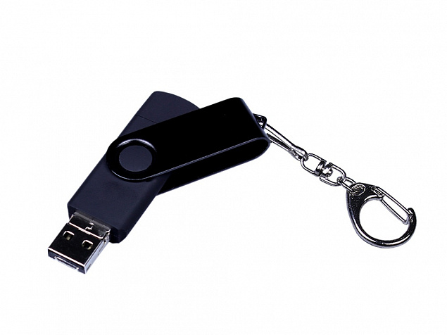 USB 2.0/micro USB/Type-С- флешка на 32 Гб 3-в-1 с поворотным механизмом с логотипом в Новосибирске заказать по выгодной цене в кибермаркете AvroraStore