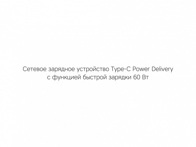 Сетевое зарядное устройство «NEO Z Type-C 60» с логотипом в Новосибирске заказать по выгодной цене в кибермаркете AvroraStore