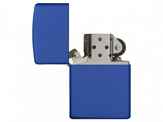 Зажигалка ZIPPO Classic с покрытием Royal Blue Matte с логотипом в Новосибирске заказать по выгодной цене в кибермаркете AvroraStore