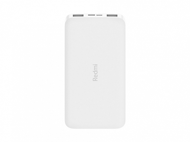 Аккумулятор внешний 10000mAh Redmi Power Bank White PB100LZM (VXN4286GL) с логотипом в Новосибирске заказать по выгодной цене в кибермаркете AvroraStore