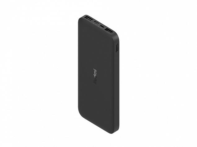 Аккумулятор внешний 10000mAh Redmi Power Bank Black PB100LZM (VXN4305GL) с логотипом в Новосибирске заказать по выгодной цене в кибермаркете AvroraStore