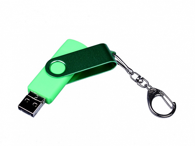 USB 2.0/micro USB/Type-С- флешка на 32 Гб 3-в-1 с поворотным механизмом с логотипом в Новосибирске заказать по выгодной цене в кибермаркете AvroraStore