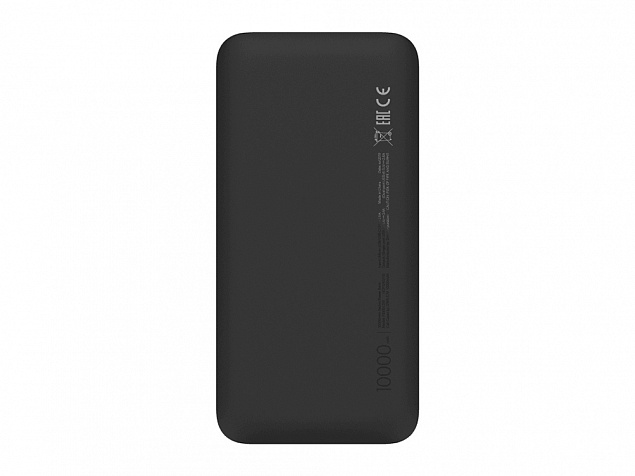 Аккумулятор внешний 10000mAh Redmi Power Bank Black PB100LZM (VXN4305GL) с логотипом в Новосибирске заказать по выгодной цене в кибермаркете AvroraStore