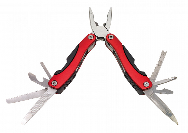 Многофункциональный инструмент BIG PLIERS, красный с логотипом в Новосибирске заказать по выгодной цене в кибермаркете AvroraStore