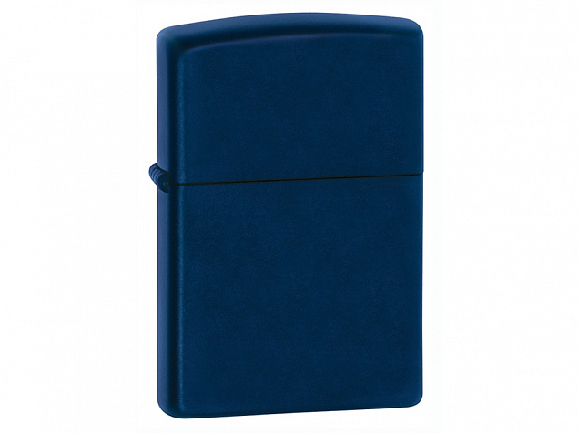 Зажигалка ZIPPO Classic с покрытием Navy Matte с логотипом в Новосибирске заказать по выгодной цене в кибермаркете AvroraStore