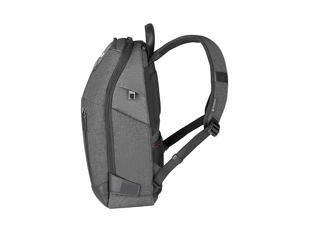 Рюкзак VICTORINOX Architecture Urban2 City Backpack 14'', серый, полиэстер / кожа, 30x19x42 см, 17 л с логотипом в Новосибирске заказать по выгодной цене в кибермаркете AvroraStore