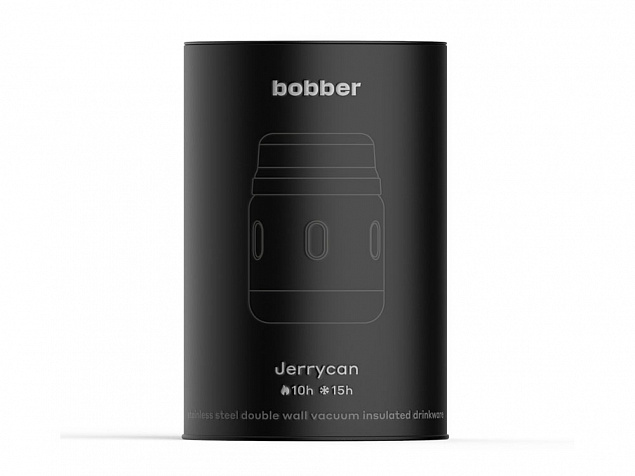 Термос для еды, вакуумный, бытовой, тм bobber. Объем 0.47 литра. Артикул Jerrycan-470 Glossy с логотипом в Новосибирске заказать по выгодной цене в кибермаркете AvroraStore