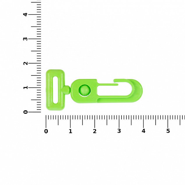 Застежка-карабин Сarabine, S, зеленый неон с логотипом в Новосибирске заказать по выгодной цене в кибермаркете AvroraStore