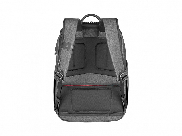 Рюкзак VICTORINOX Architecture Urban2 City Backpack 14'', серый, полиэстер / кожа, 30x19x42 см, 17 л с логотипом в Новосибирске заказать по выгодной цене в кибермаркете AvroraStore