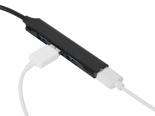 USB-хаб «Link» с коннектором 2-в-1 USB-C и USB-A, 2.0/3.0 с логотипом в Новосибирске заказать по выгодной цене в кибермаркете AvroraStore