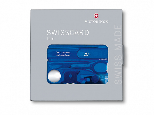 Швейцарская карточка «SwissCard Lite», 13 функций с логотипом в Новосибирске заказать по выгодной цене в кибермаркете AvroraStore