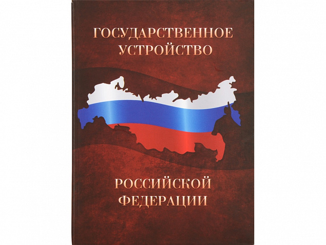 Часы Государственное устройство Российской Федерации, коричневый/бордовый с логотипом в Новосибирске заказать по выгодной цене в кибермаркете AvroraStore