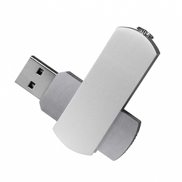 USB Флешка, Elegante, 16 Gb, серебряный, в подарочной упаковке с логотипом в Новосибирске заказать по выгодной цене в кибермаркете AvroraStore