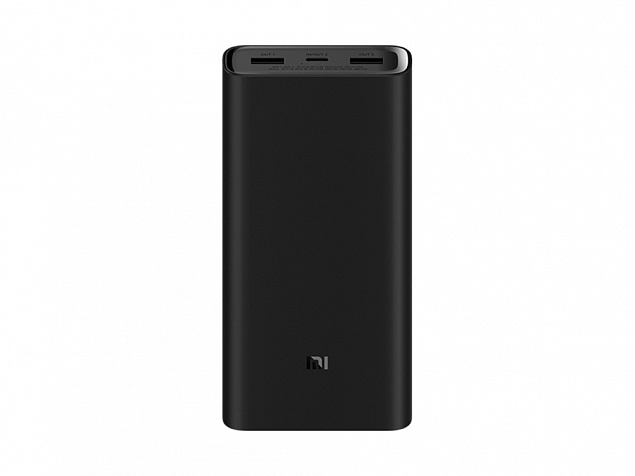 Аккумулятор внешний 20000mAh Mi Power Bank 3 Pro PLM07ZM (VXN4254GL) с логотипом в Новосибирске заказать по выгодной цене в кибермаркете AvroraStore