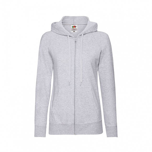 Толстовка женская без начеса LADIES LIGHTWEIGHT HOODED SWEAT 240 с логотипом в Новосибирске заказать по выгодной цене в кибермаркете AvroraStore